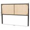 Bali & Pari Aurelia Modern Bohemian Natural Rattan Queen Size Headboard 236-13329-ZORO - alternate 6